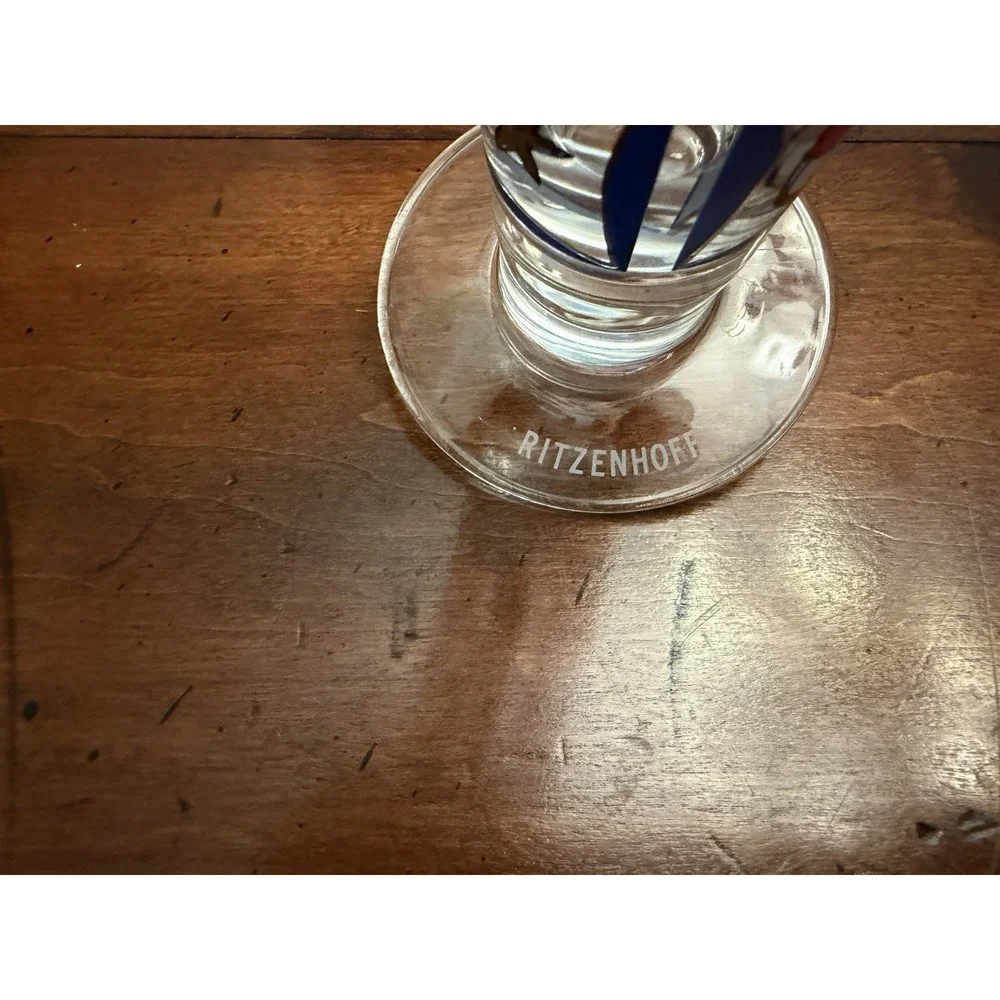 Rare Vintage Markus Binz, Ritzenhoff Tall Drinking‎ Glass